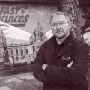 Mark Wylie, owner of DC Tours and Belfast walking tour guide