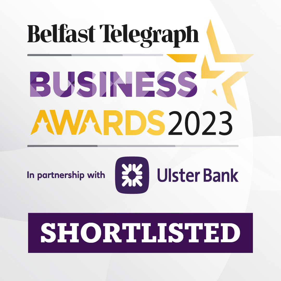 Shortlisted for the Tourism and Hospitality Company of the Year in the Belfast Telegraph Business Awards