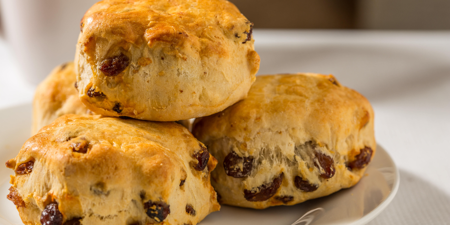 Sultana scones from a Northern Ireland home bakery