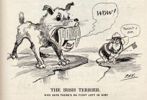 Irish Leprecaun magazine cartoon